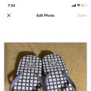 Tory Burch platform flip flops Size 9 NEW WITHOUT TAGS
